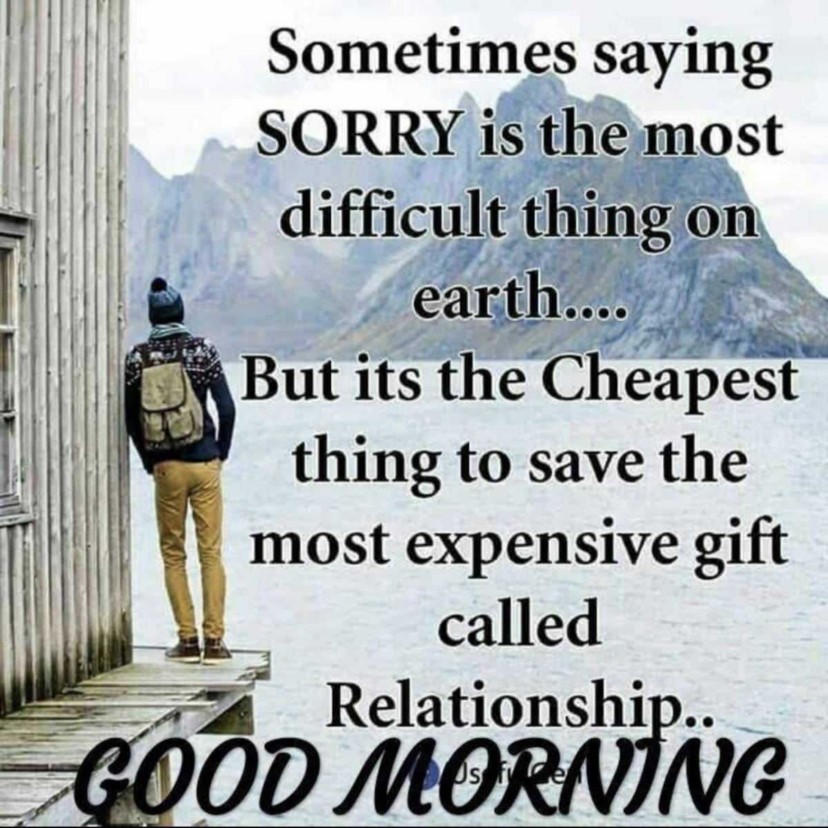 It doesn’t take anything away from you, rather it makes you the bigger person……….