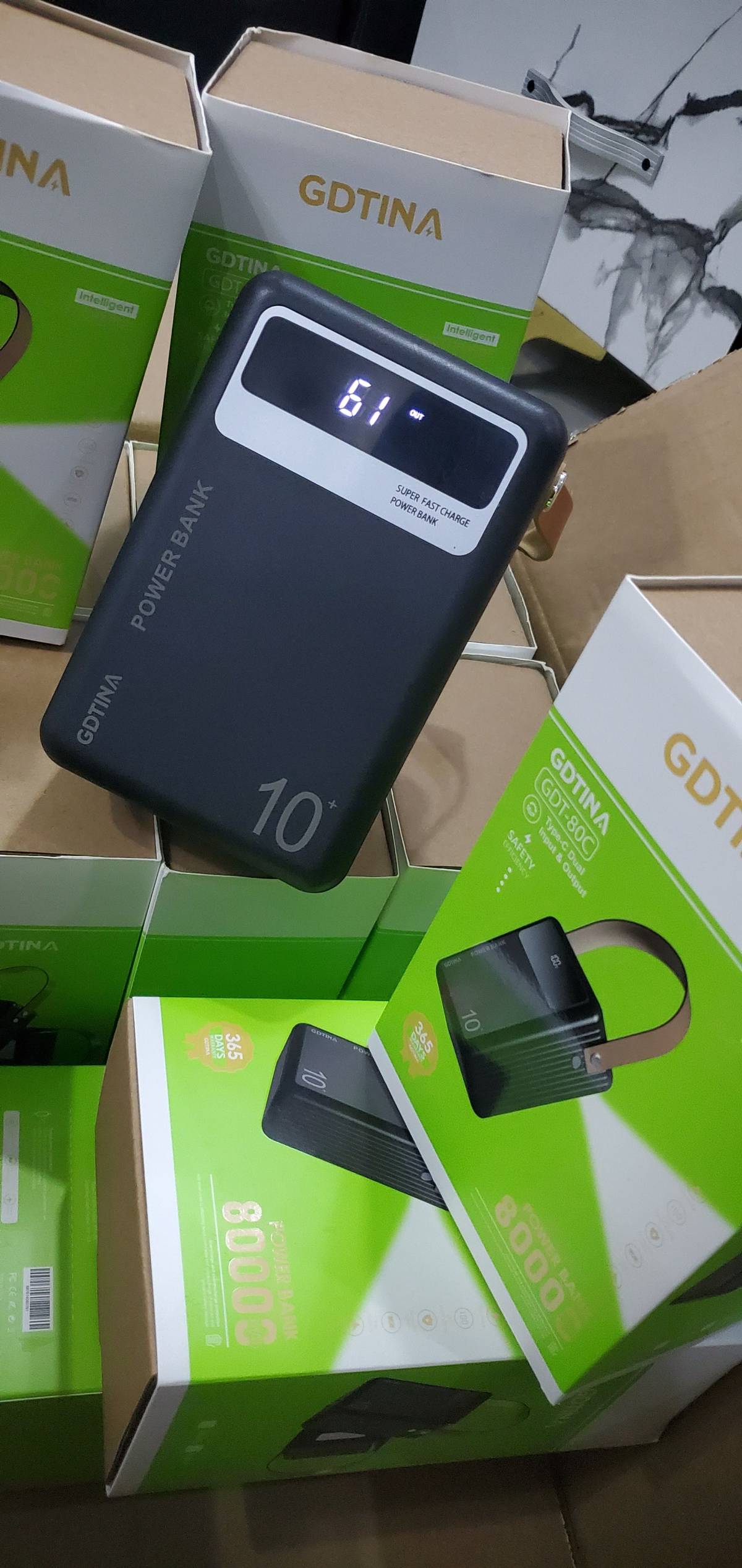 This is 80,000mAh large capacity power bank that can charge 7 phone at once just 45k
