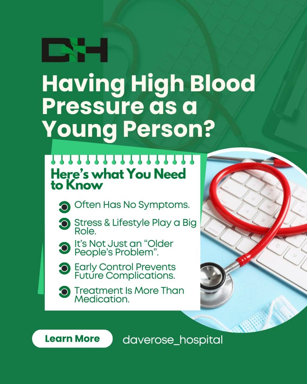 High blood pressure can be silent, sneaky, and damaging, long before symptoms show up.
The good new...