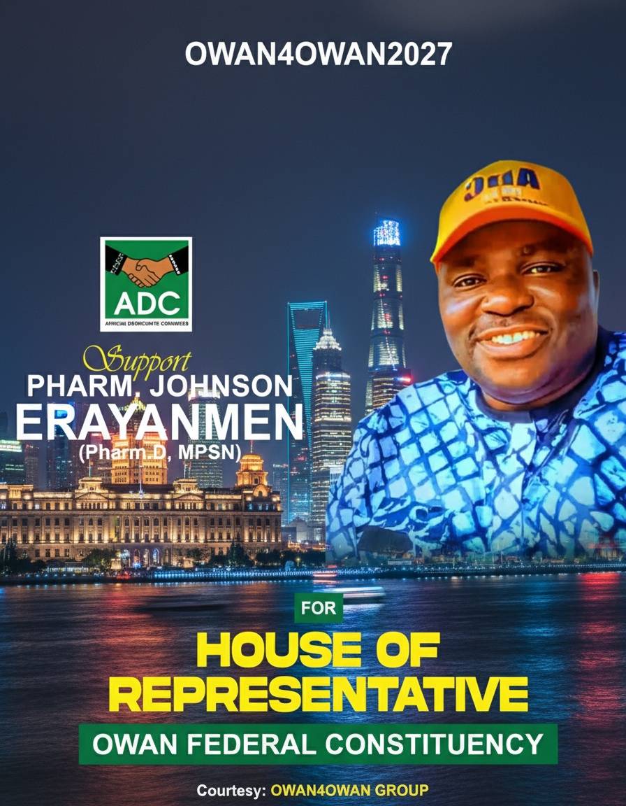 A _better Owan begins with the right representative._
Nominate, Support and Vote;
Pharm. Johnson...