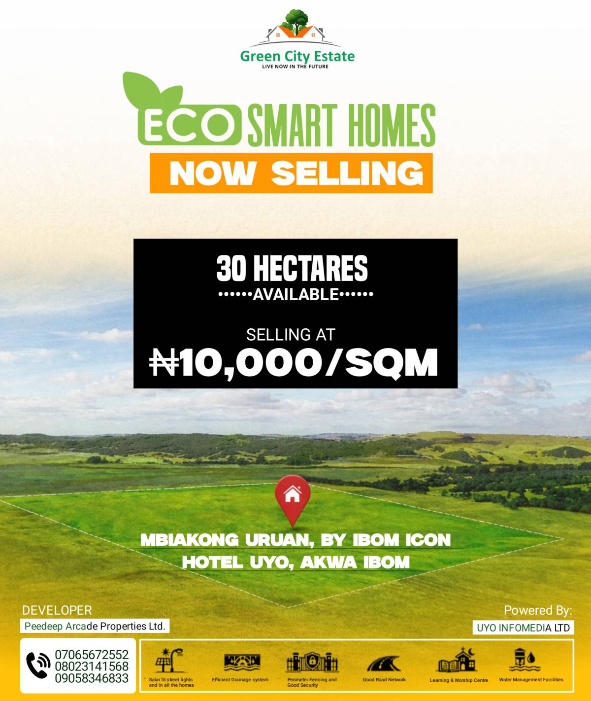 Invest in land at Green City Estate, Uyo. Akwa Ibom State.
Prime residential lots available in the...