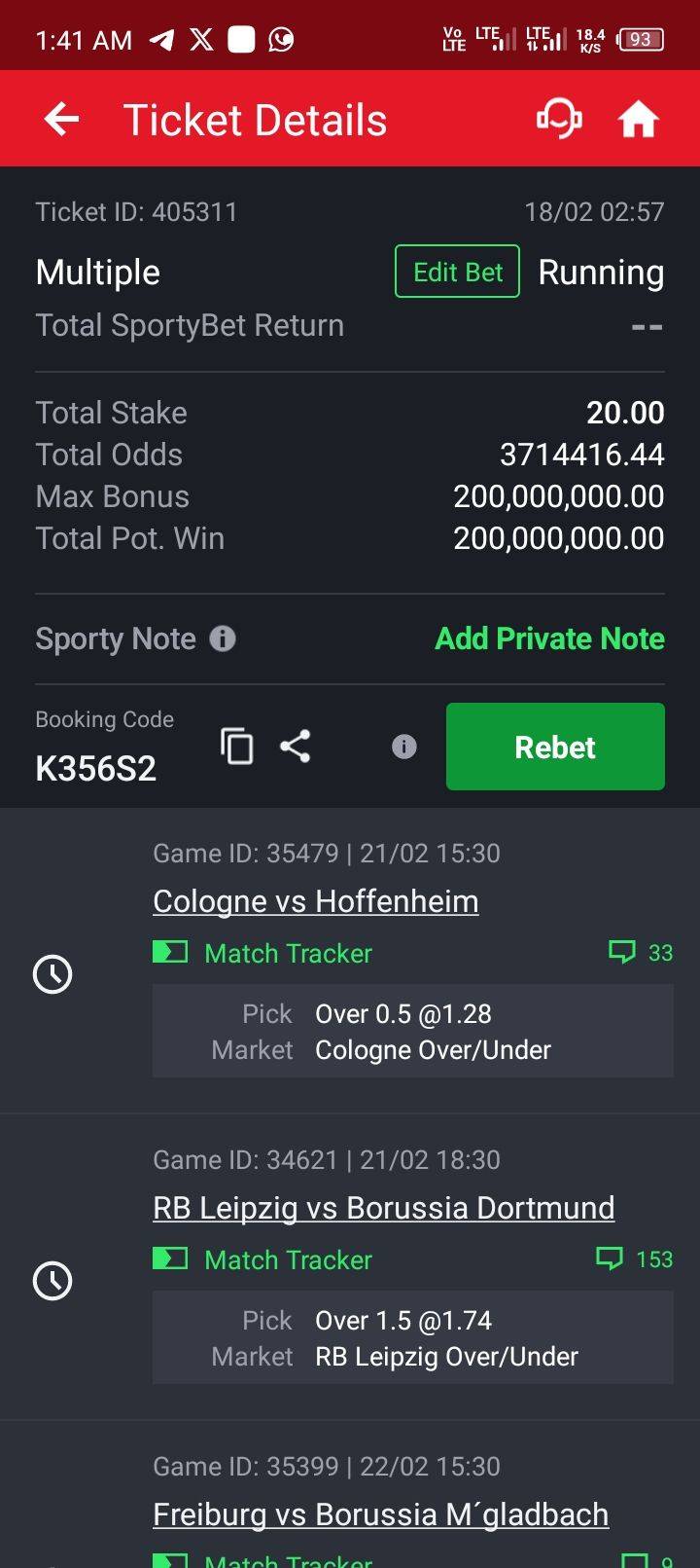 Happy weekend 
#Sportybetcode K356S2

Do your edit