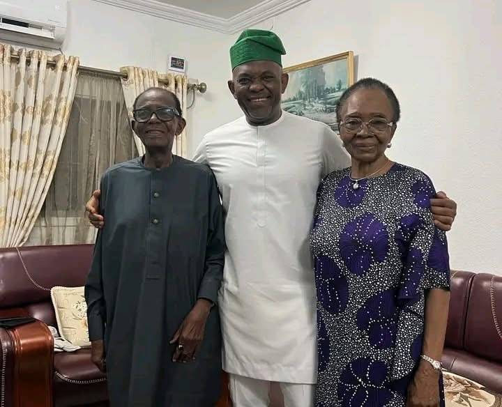 BREAKING: Tony Elumelu, has announced the death of his father-in-law, Chief Israel C. Ogbue, who pas...