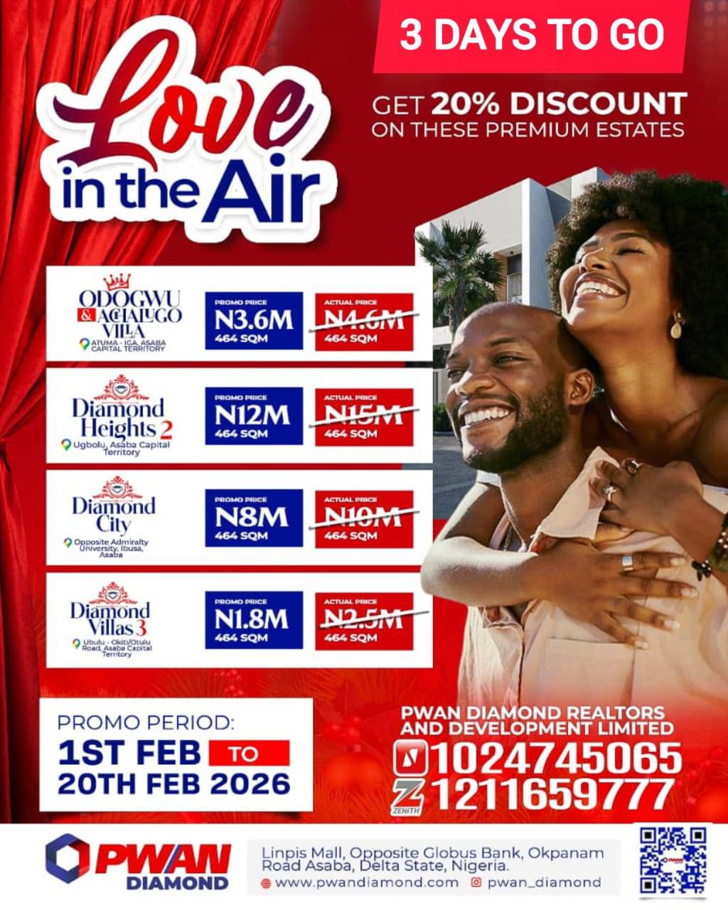 Good morning my beautiful people, I'm here to share my good properties for you all