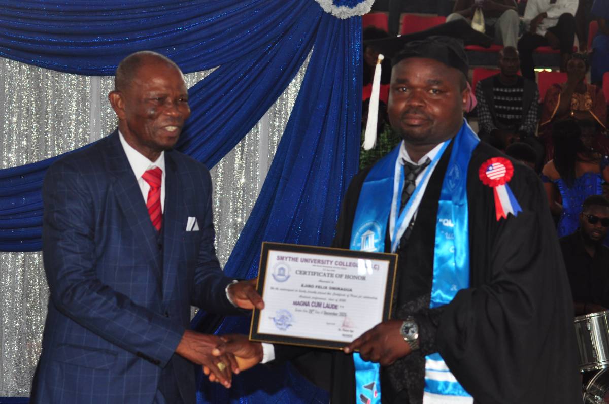 Graduated top of my class and the Valedictorian of my school Smythe university college, Liberia... #...