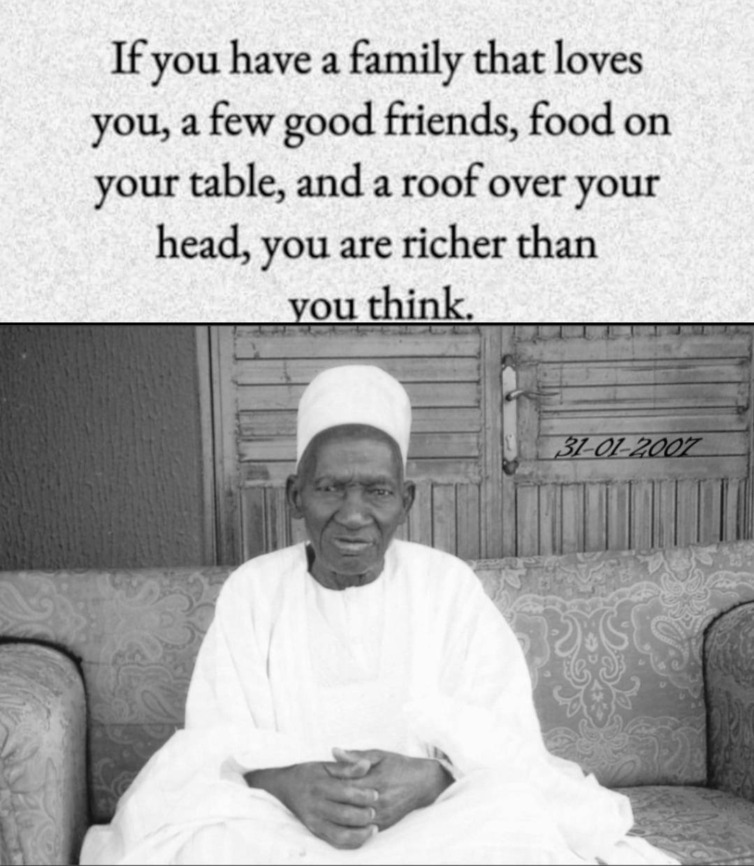 Words of our father are words of wisdom