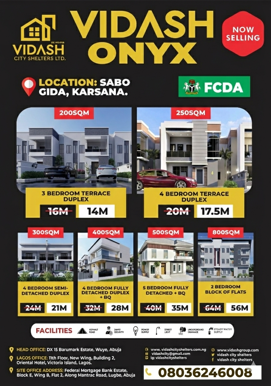 Plots available for sale
Call 08036246008 if interested