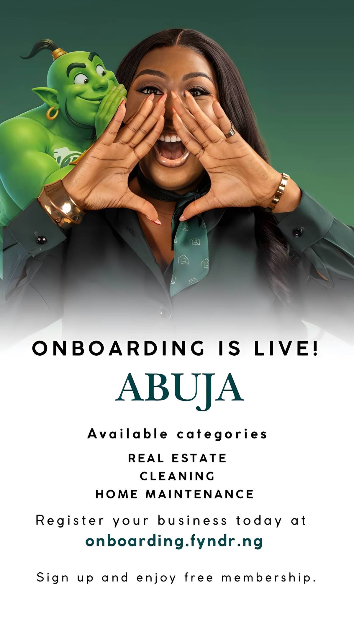 We just launched Fyndr onboarding in Abuja You'll get direct client requests, no middlemen Free earl...