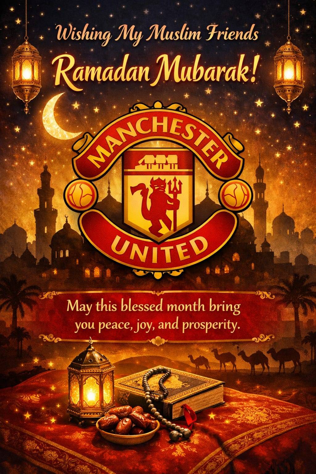 Ramadan Kareem to all my Muslim Brothers & Sisters