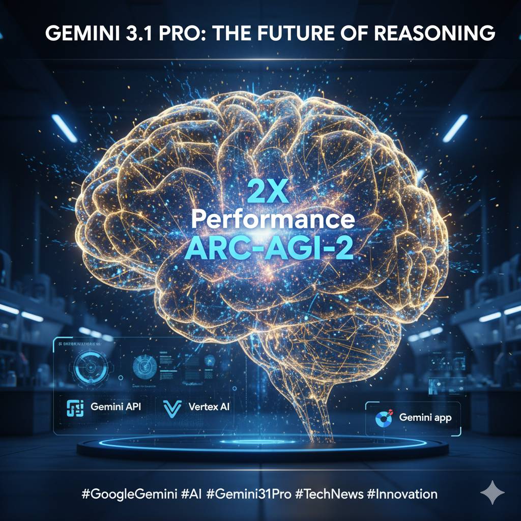 Google just dropped Gemini 3.1 Pro, and the reasoning gains are staggering.
We’re talking more tha...
