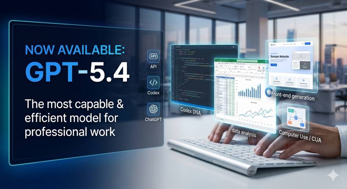 GPT-5.4 is officially here, bringing elite efficiency to professional workflows.
By merging the to...