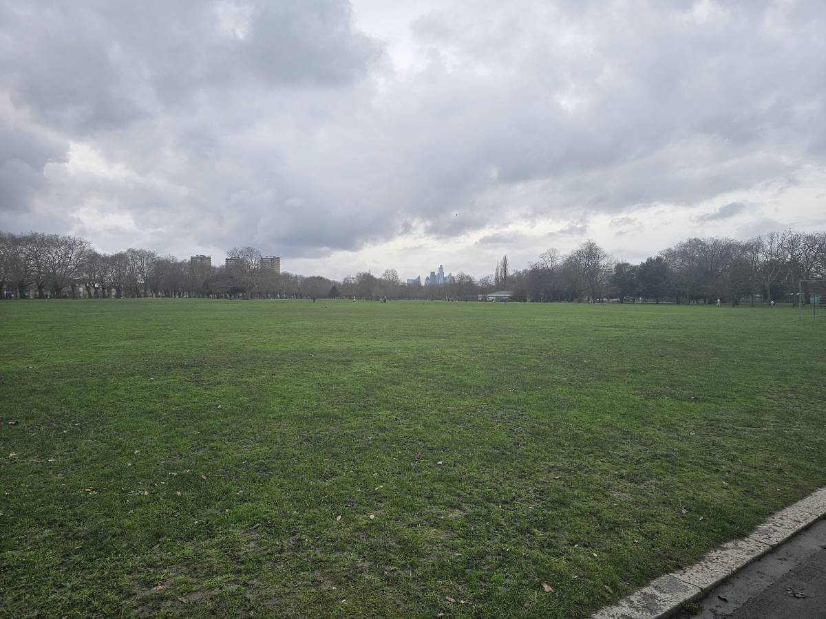 Victoria Park in London today. Catching up with a friend.