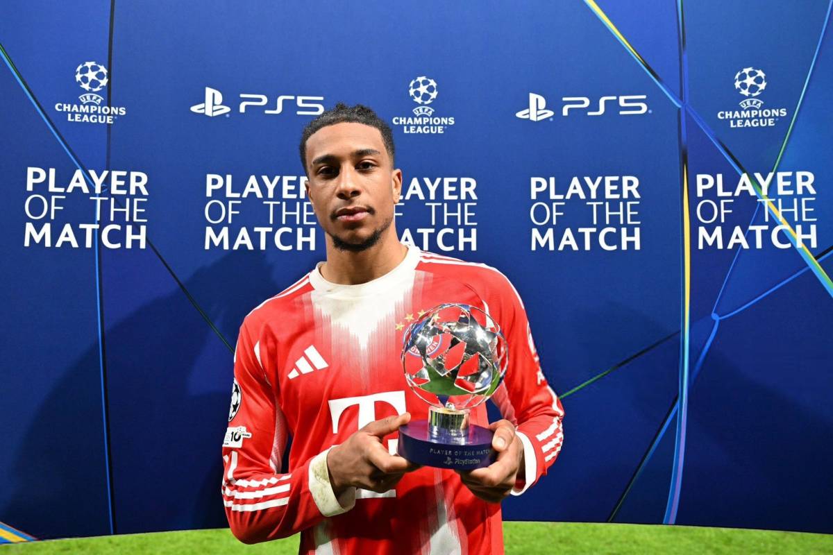 Michael Olise, UEFA Man of the Match for Atalanta vs FC Bayern.