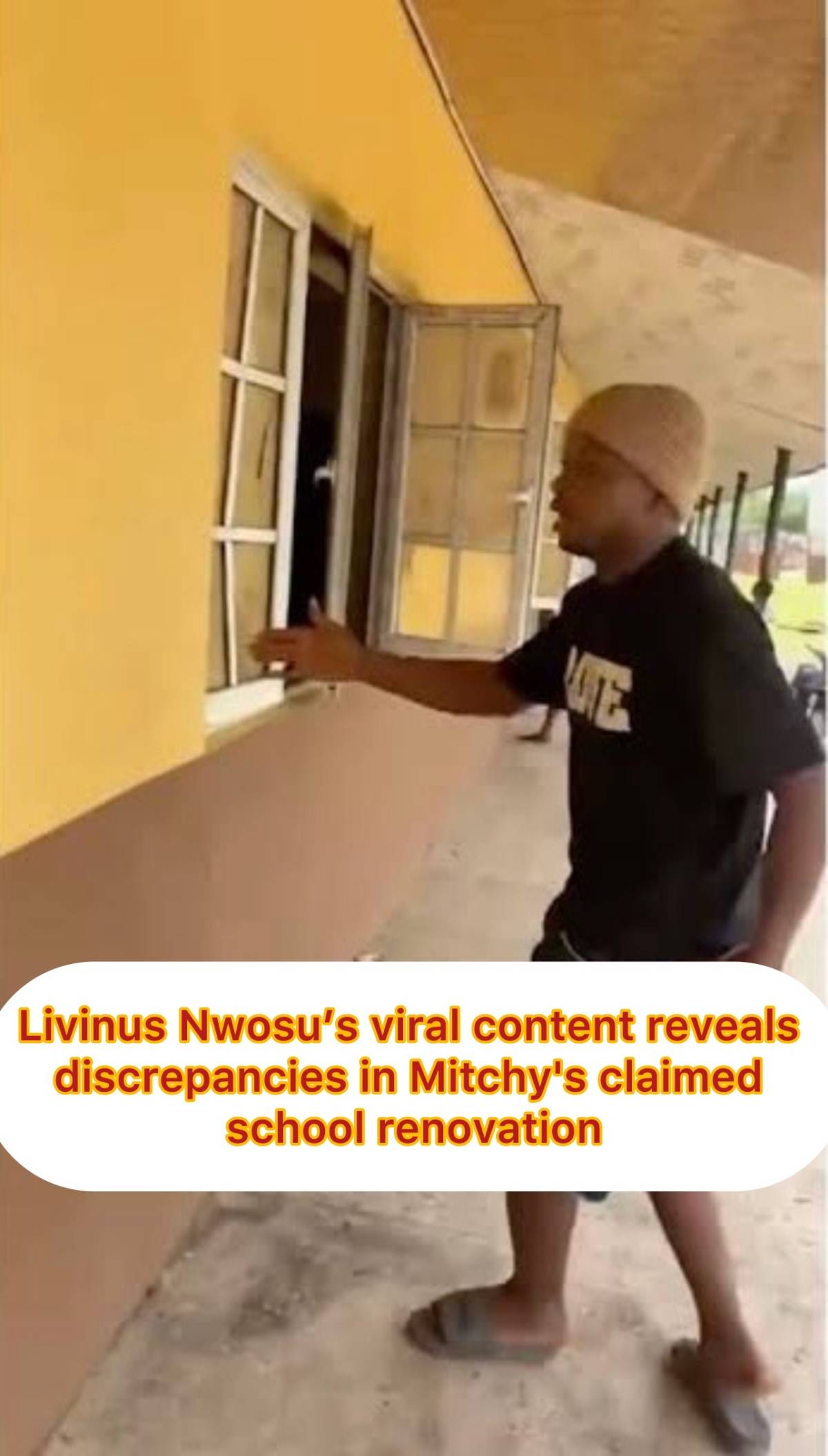 Livinus Nwosu’s Viral Video Reveals Discrepancies In Mitchy’s Claimed School Renovation
The ongoin...