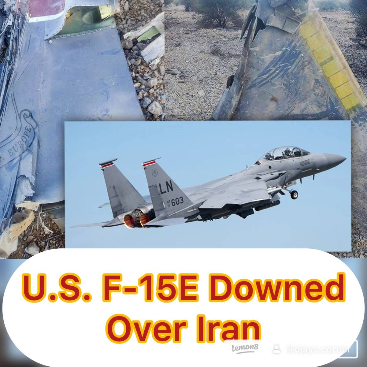 Second Crew Member From The Downed F-15E Located And Recovered by U.S. Forces…
A recent reporting f...