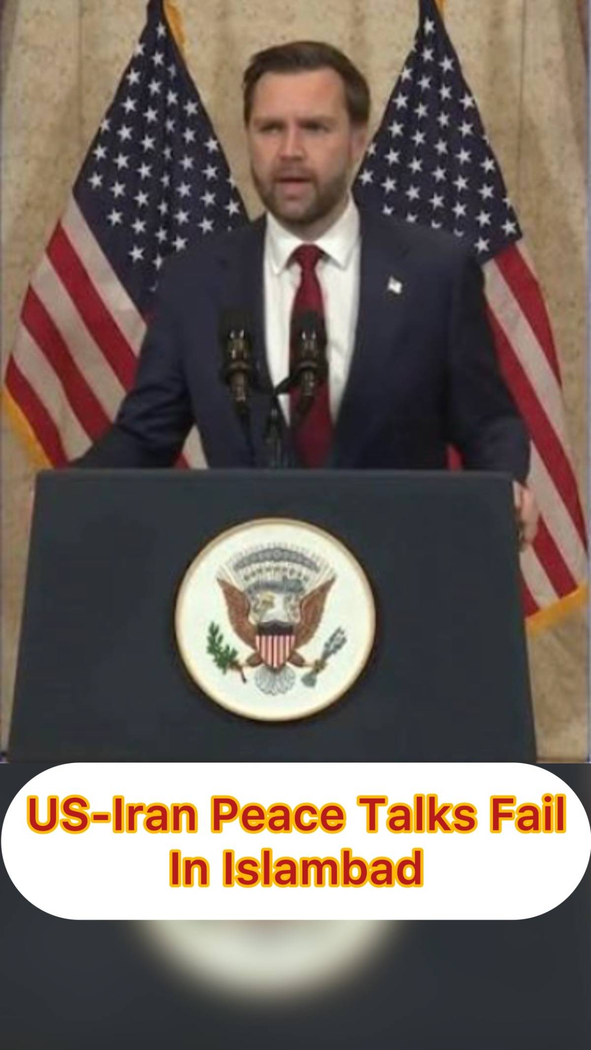 No agreement between U.S. and Iran after 21 hours of talks - JD Vance