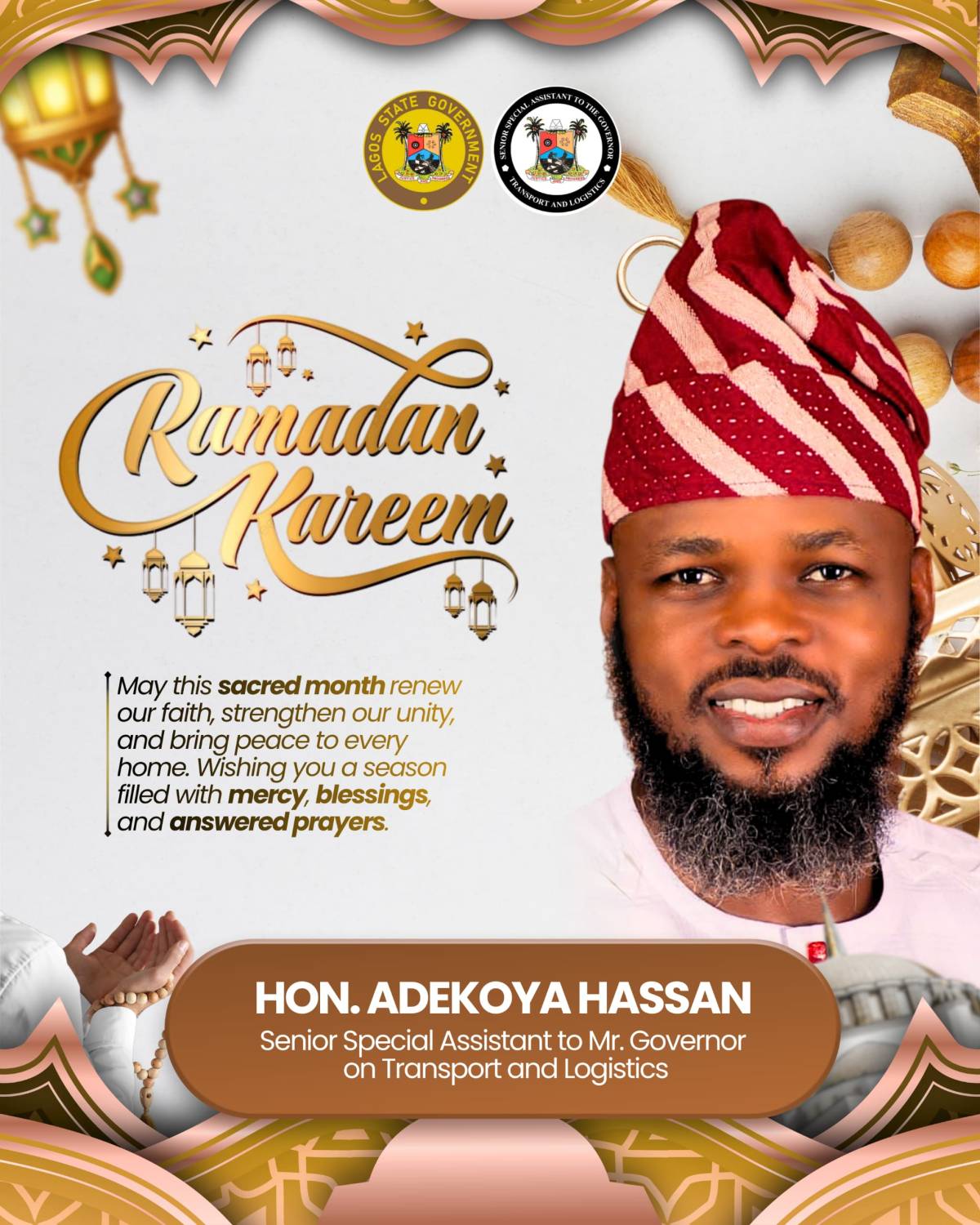 Ramadan Kareem🌙
May this sacred month renew our faith, strengthen our unity and bring peace to ev...
