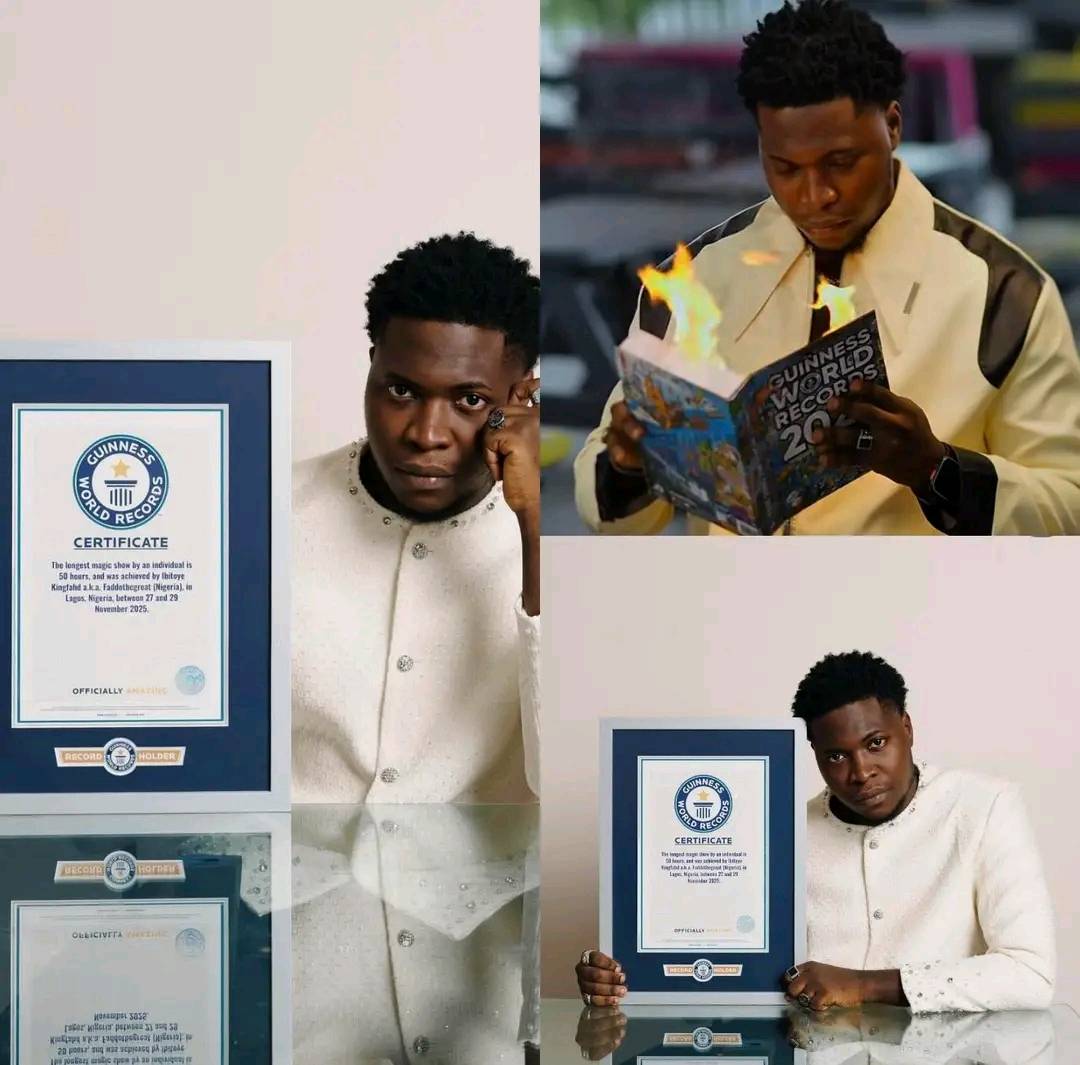 Breaking News ๐จ๐จ๐จ๐ณ๐ณโค๏ธ
First in history ,
Nigeria now has a Guinness World Record holder in...