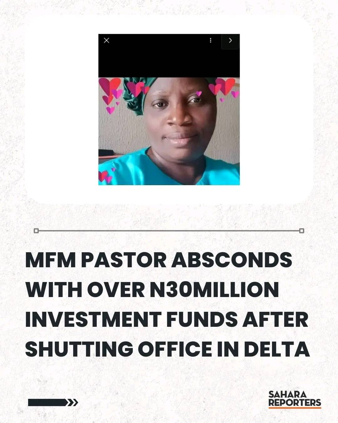 MFM Pastor Absconds With Over N30Million Investment Funds After Shutting Office In Delta, Leaves At...