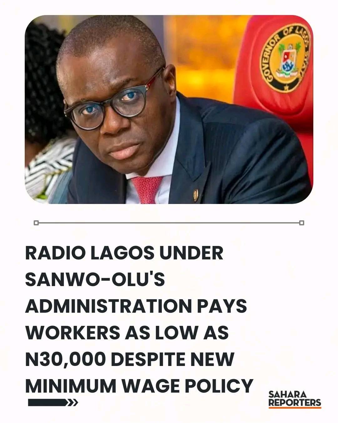 Radio Lagos Under Sanwo-Olu's Administration Pays Workers As Low As N30,000 Despite New Minimum Wage...
