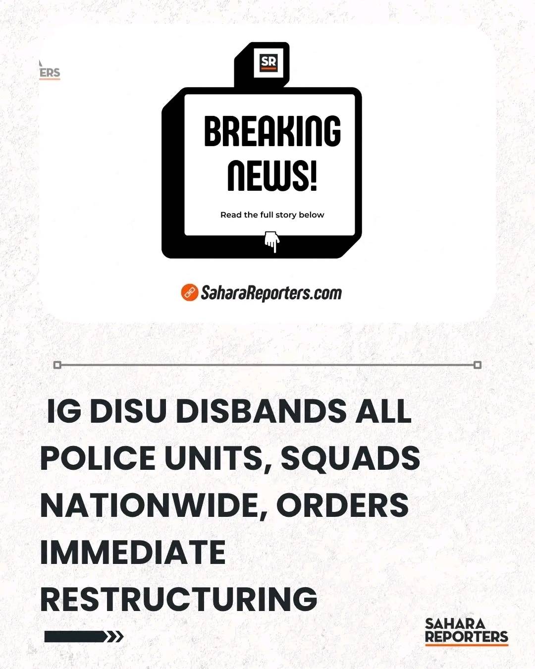 BREAKING: Inspector-General Disu Disbands All Police Units, Squads Nationwide, Orders Immediate Rest...