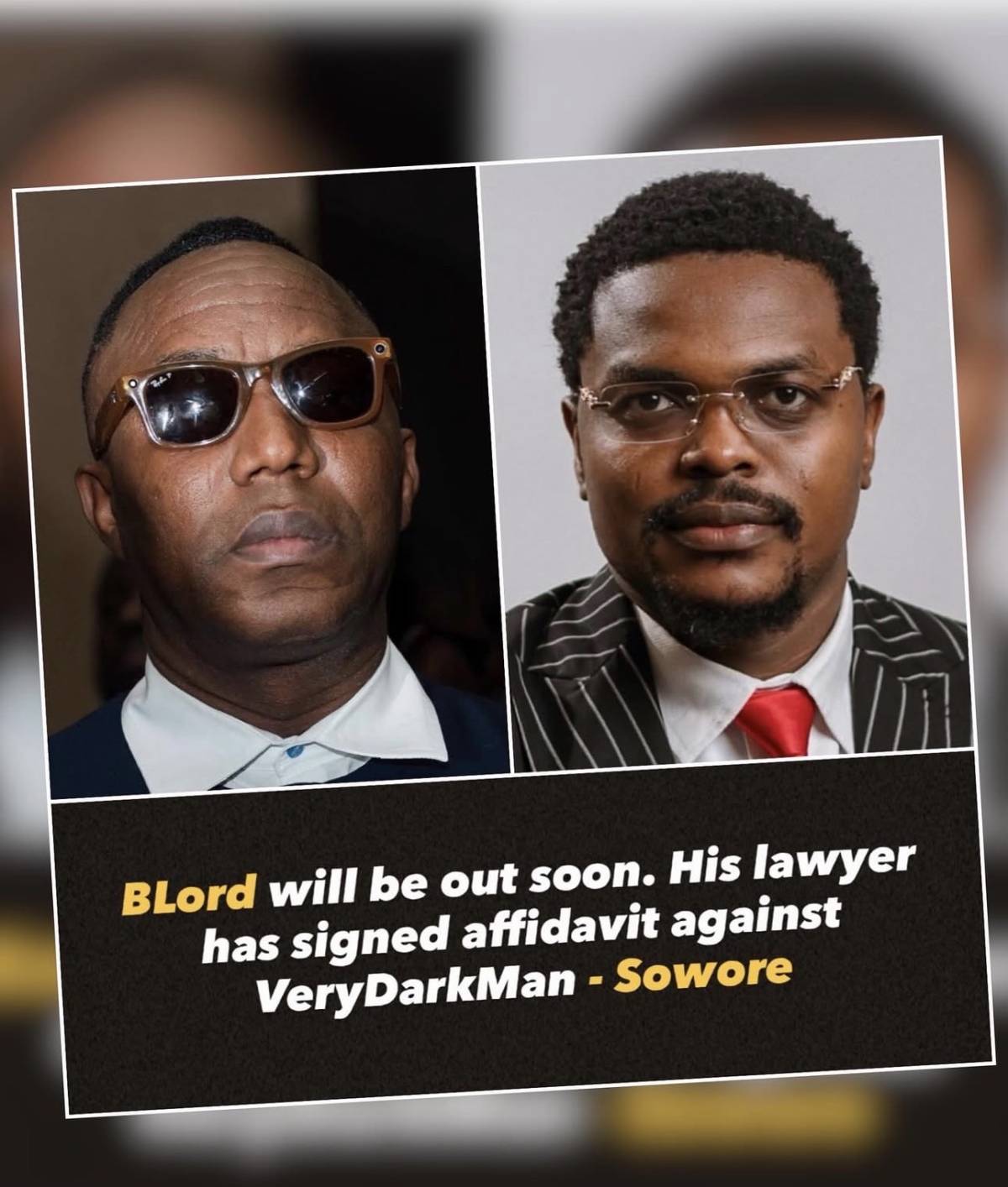 BLord was wrong, VDM was wrong. We’re both right 😂. Vdm fans Oya gather here.