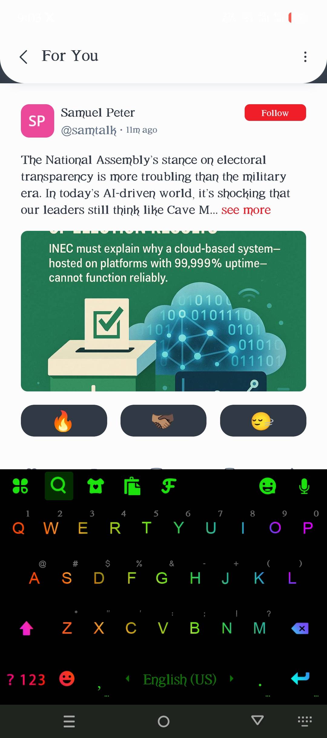 @lekeelekee my keyboard is overlaying what I am typing (comment section).
Nice work team. I love th...