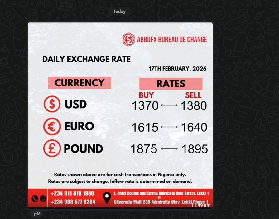This dollar fall against Naira, I hope it's not election-voo?