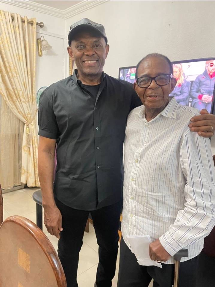 Chairman of Heirs Holdings and UBA, Mr Tony Elumelu, loses father-in-law, Chief Israel Ogbue, to ete...