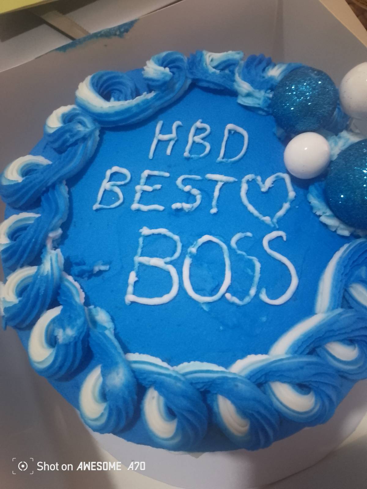Yesterday was my Boss birthday