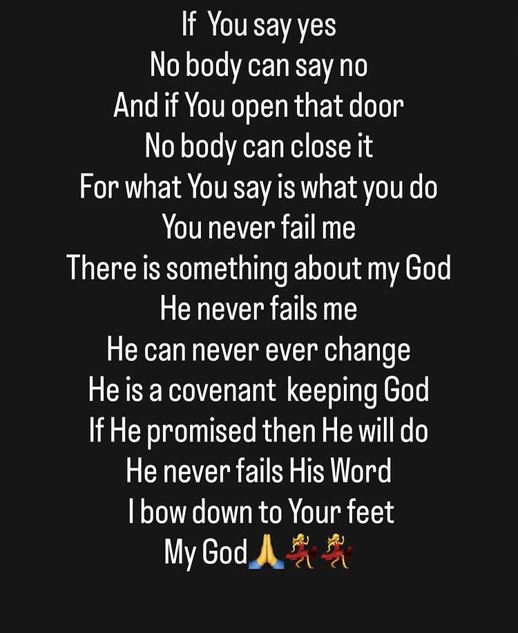 That’s My GOD for you