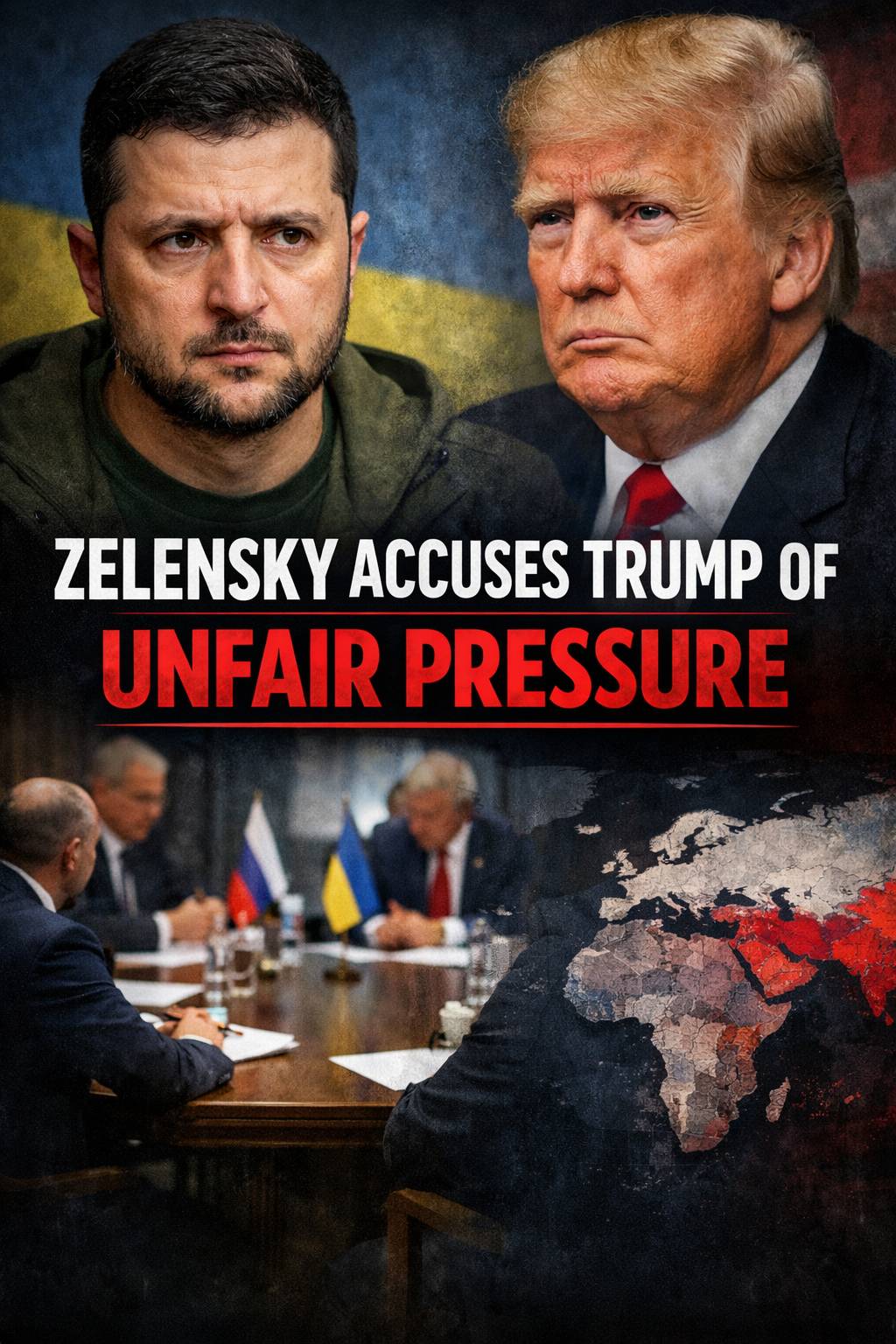Peace talks just got more complicated.
President Zelensky has accused Trump of placing unfair pres...