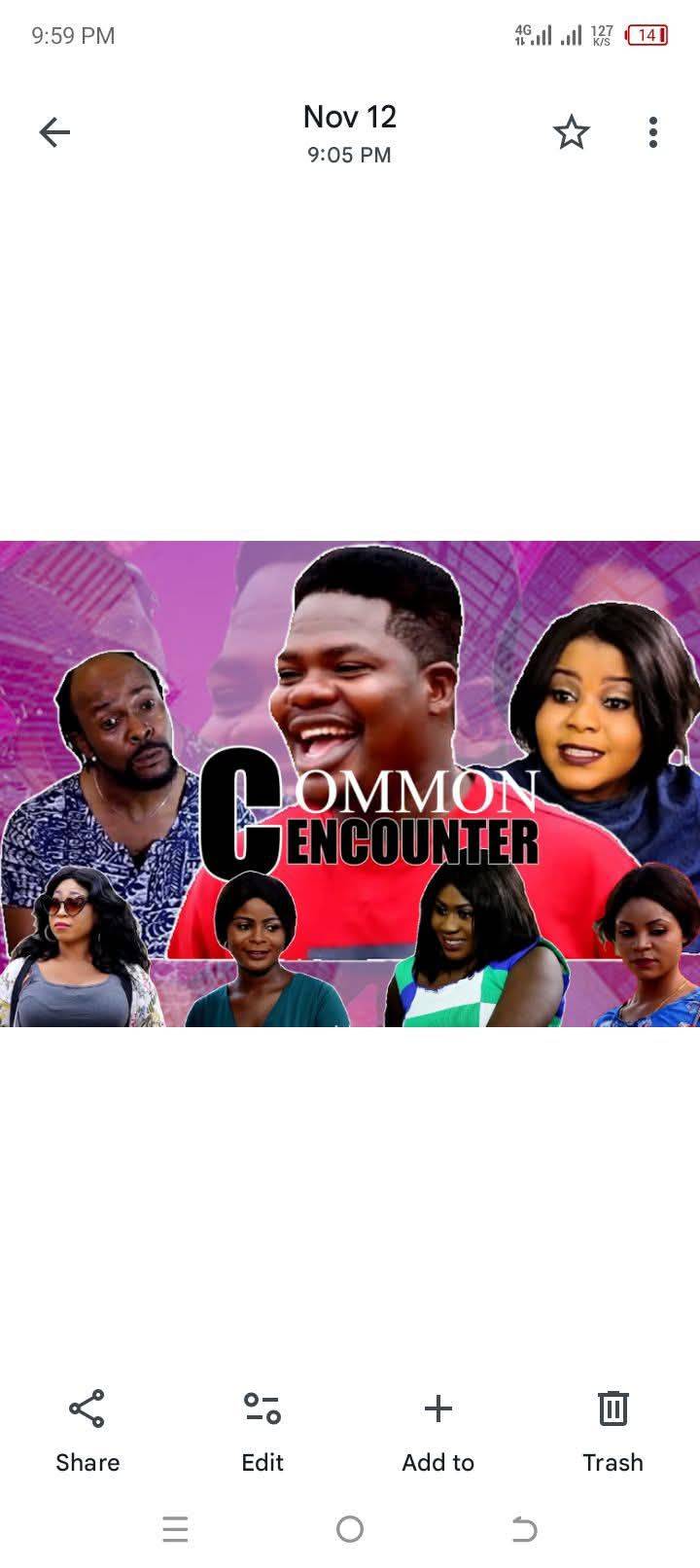 Common Encounter would be on Air tonight Monday 06/04/26 on MITV Lagos by 7.30pm. Enjoy..