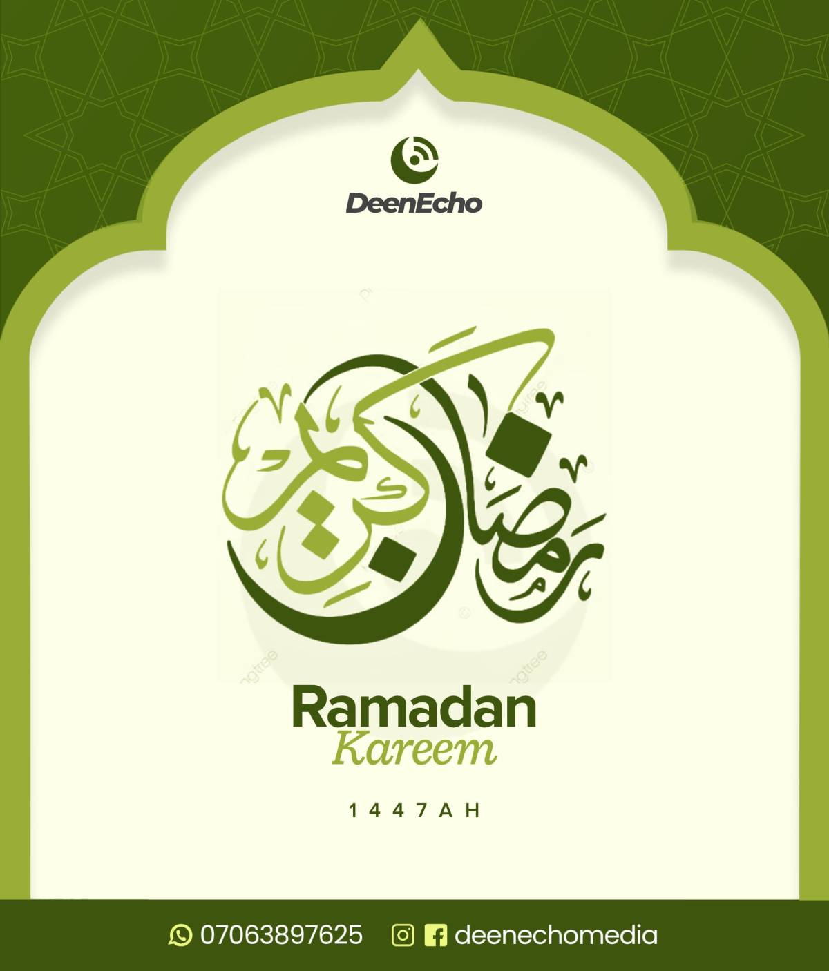 Wishing you the best Ramadan yet.
May Allah grant us righteous deeds with consistency and acceptanc...
