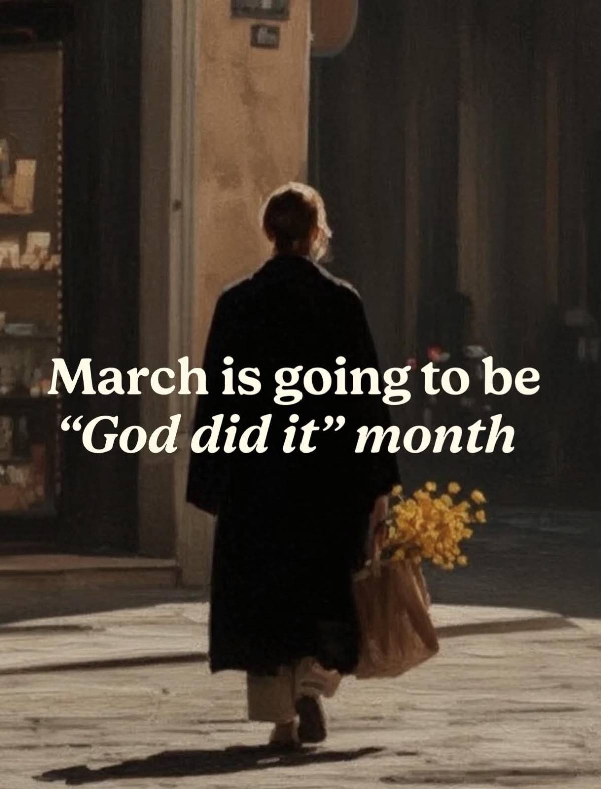 Marching into the month of March in Jesus name