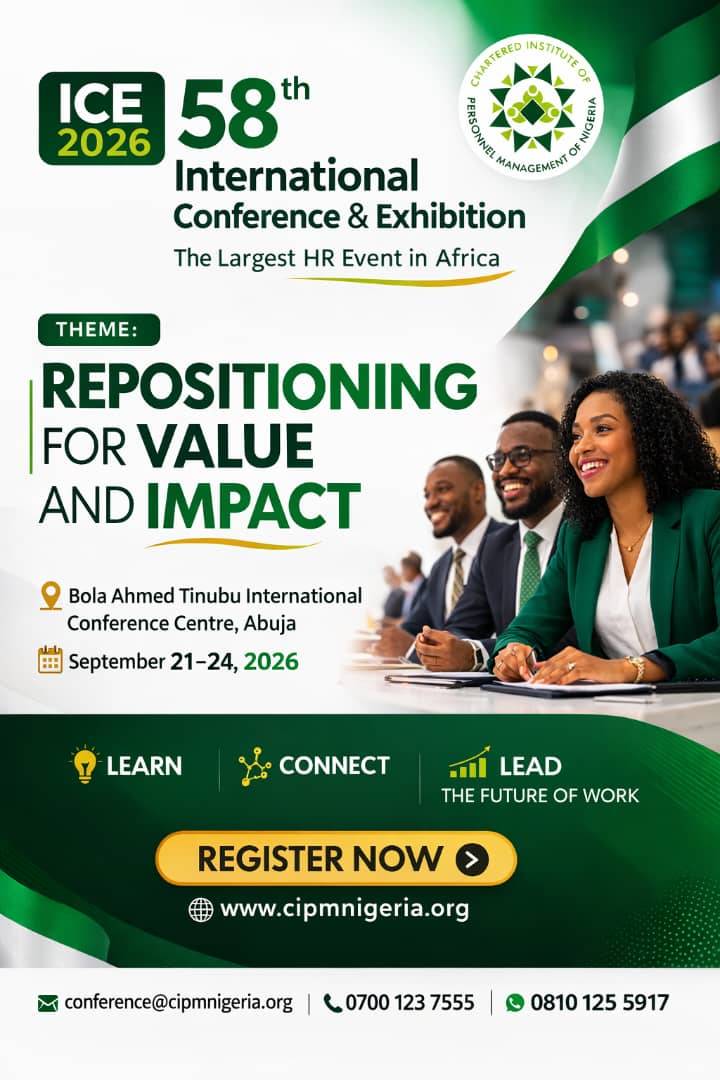 *Standing still costs more than repositioning.*
Join Africa’s largest HR event to gain value, rele...