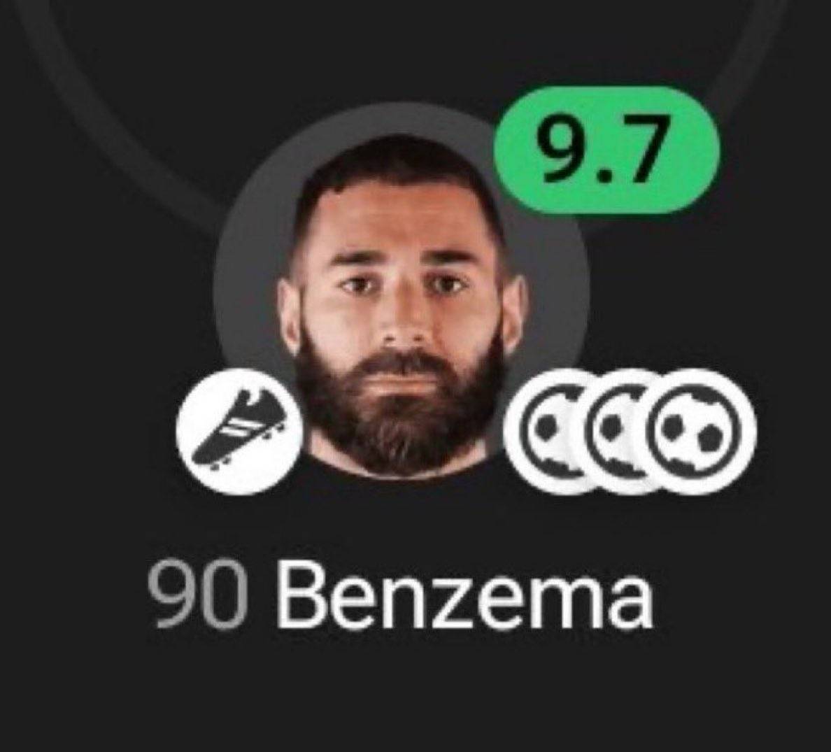 Benzema's debut match ๐
The guy isn't here to play
3 goals โฝโฝโฝ with an assist