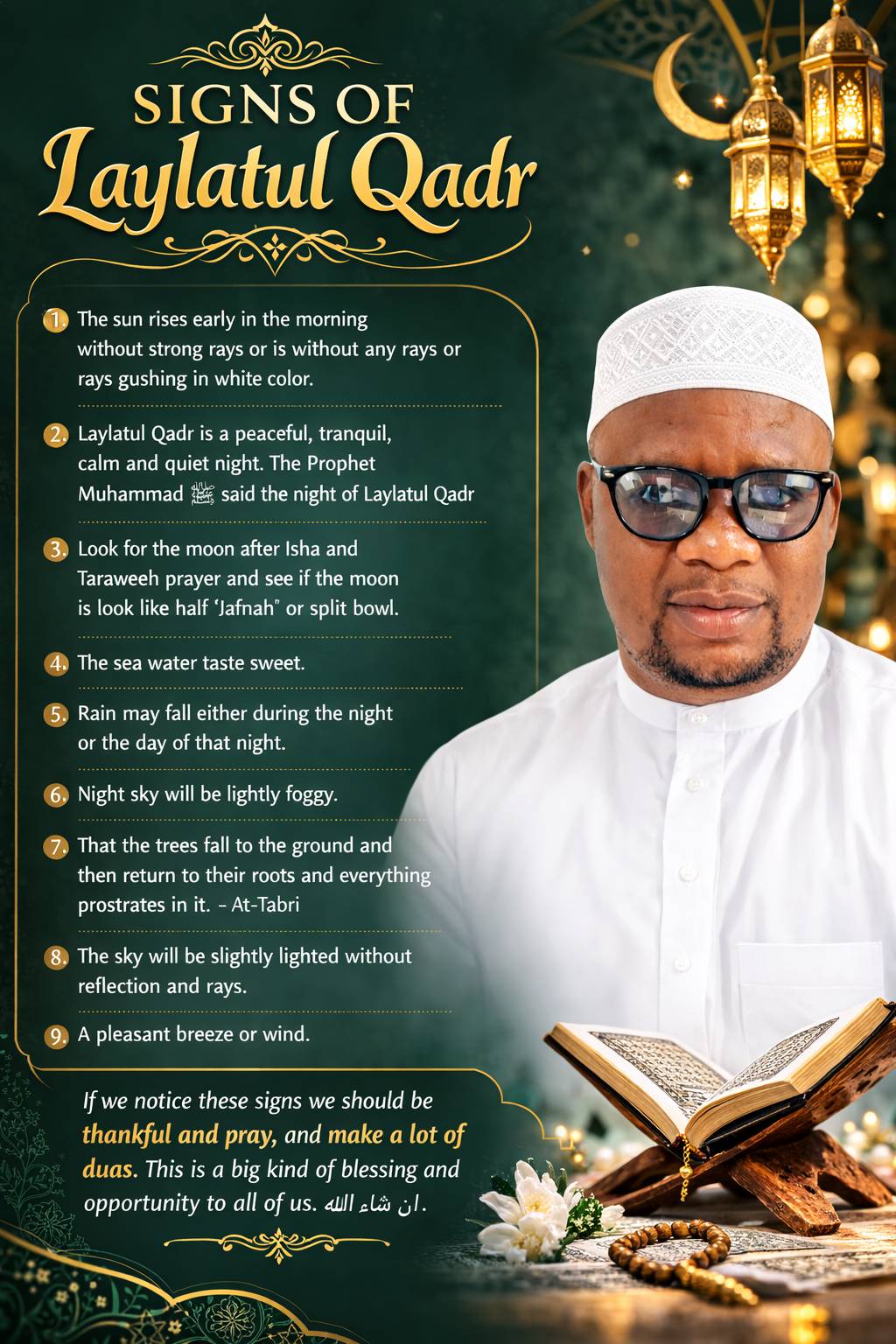 May Almighty Allah, in His infinite mercy and boundless grace, include us all among those whose sinc...