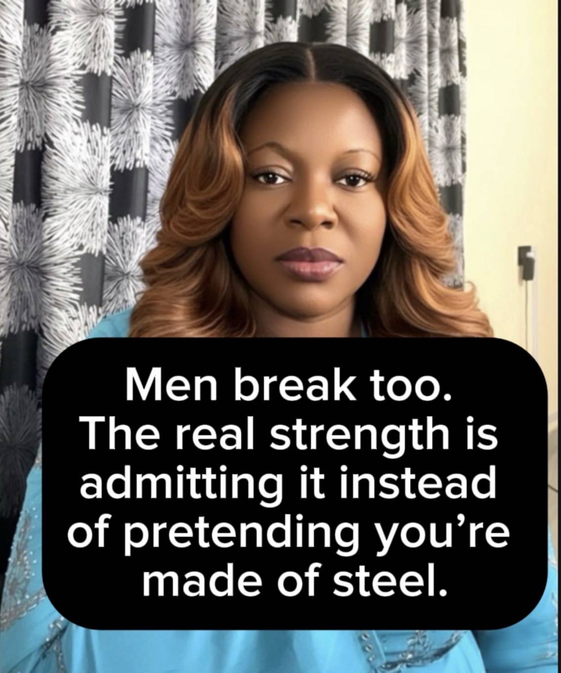 Opening up doesn’t make a man “less.”
It makes him human.