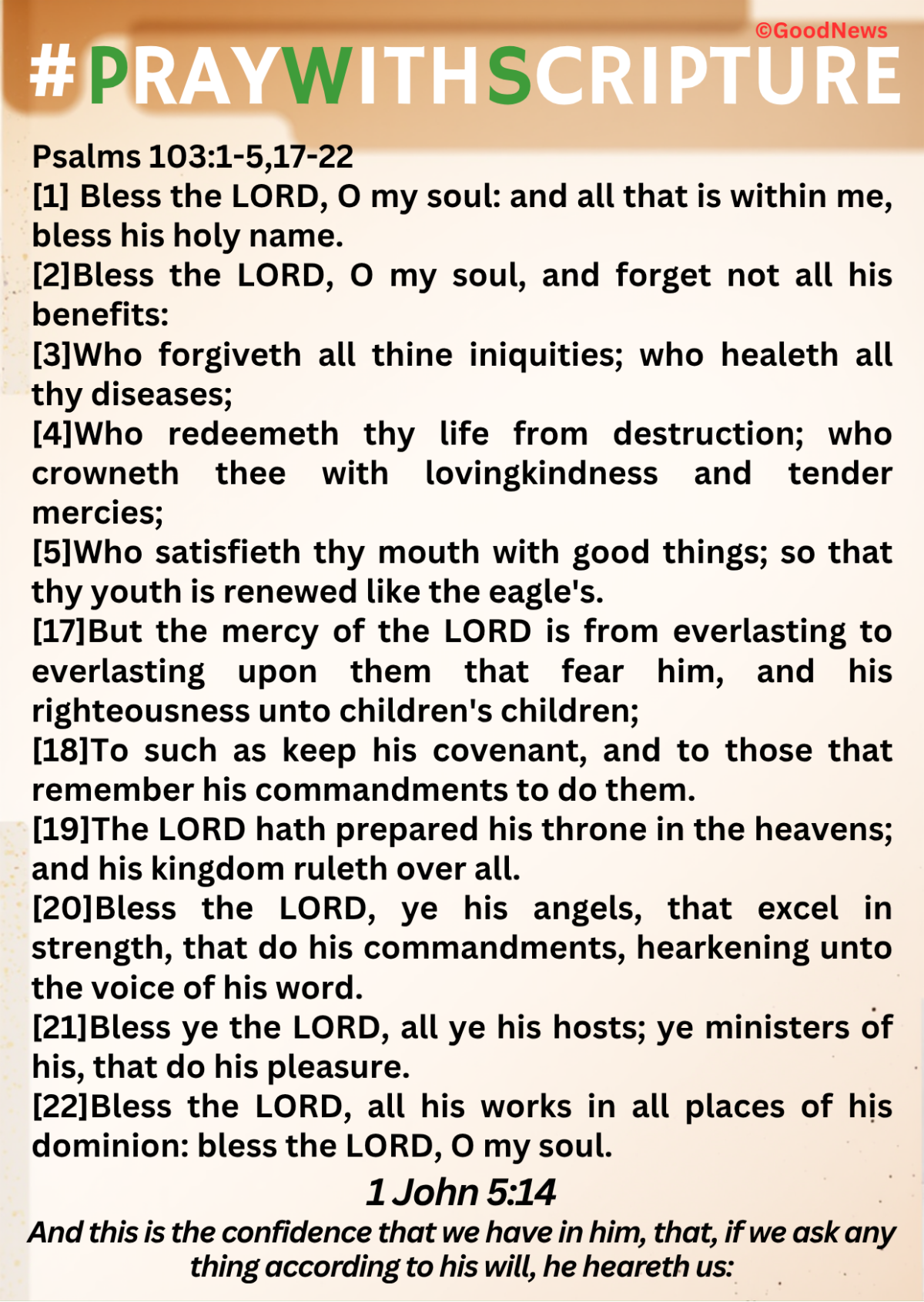 #PrayWithScriptureTodaysBibleReading