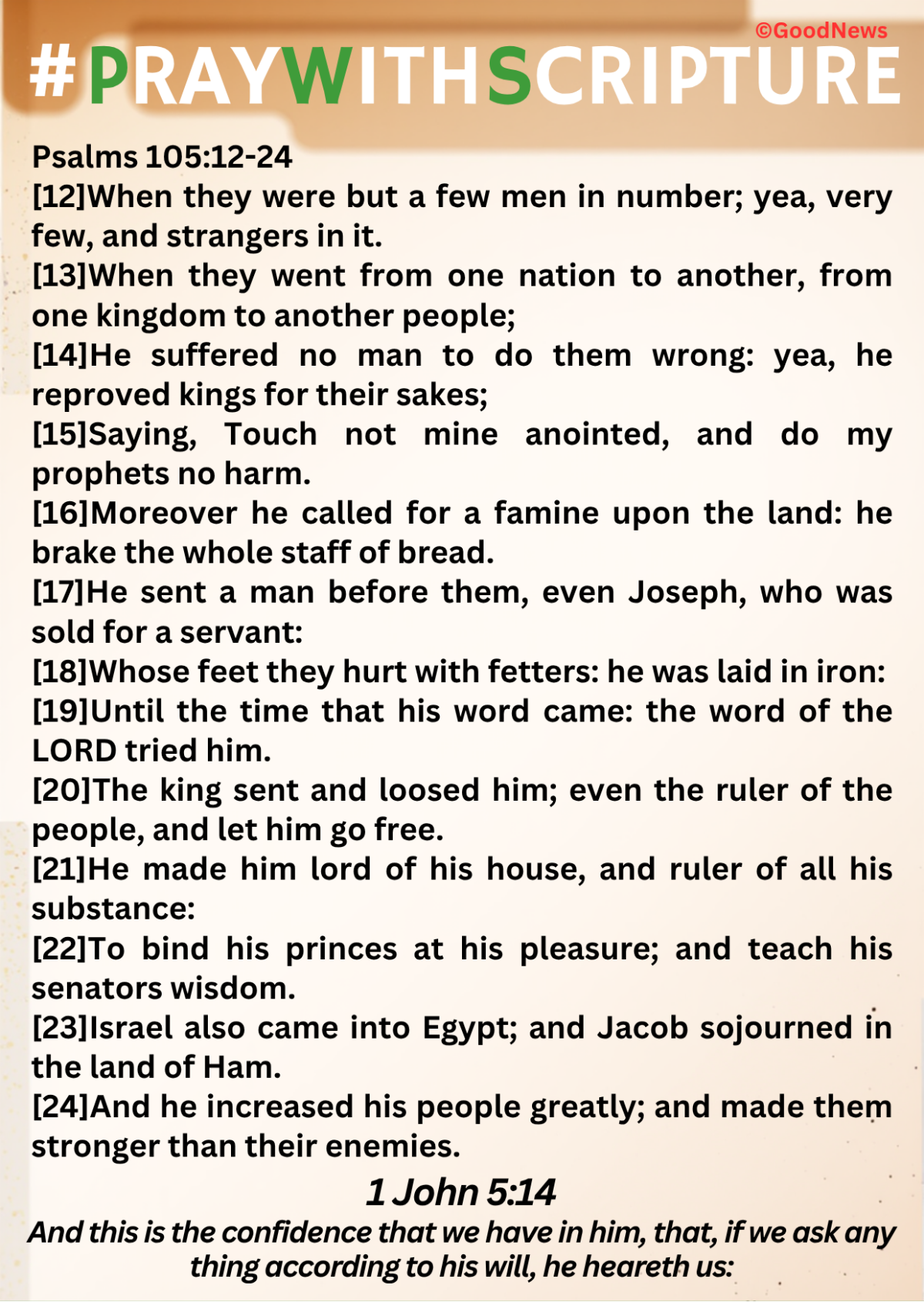 #PrayWithScriptureTodaysBibleReading
