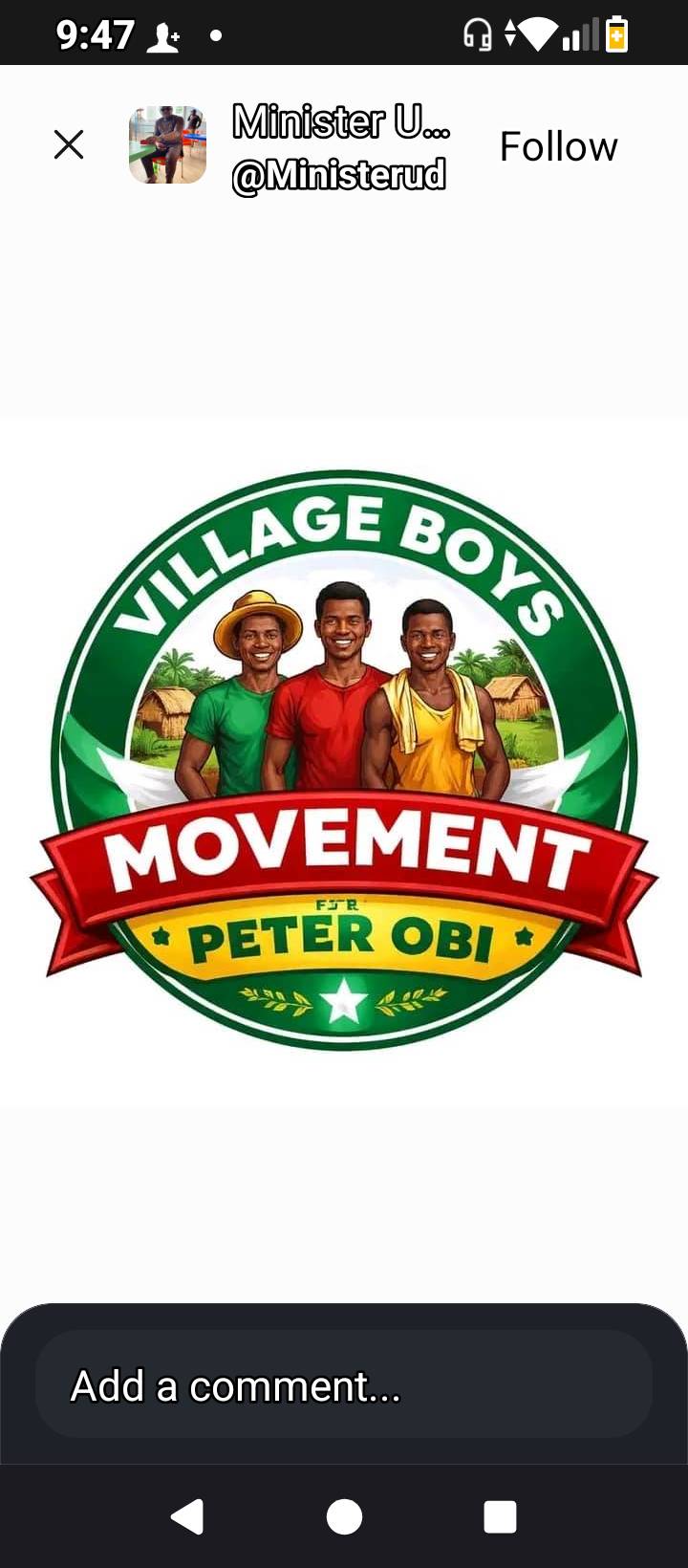We d village boys movement is wishing u all a blissful weekend!!!
Ndewo!!!