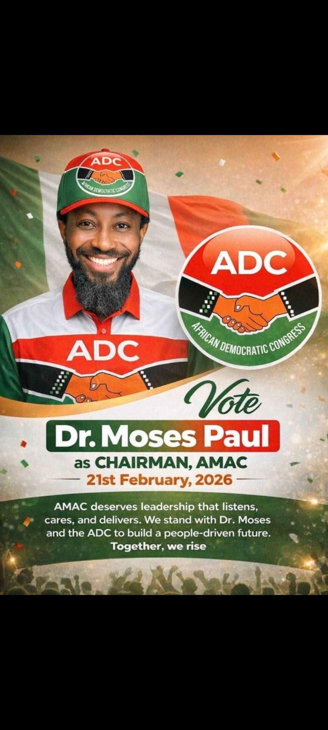 For Abuja area council election tomorrow 21st of February 2026, vote for Competence, Character and C...