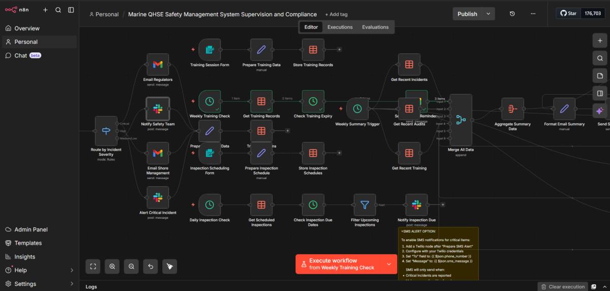 I'm thrilled to share my journey of building my first AI-automated Marine Safety Management System....