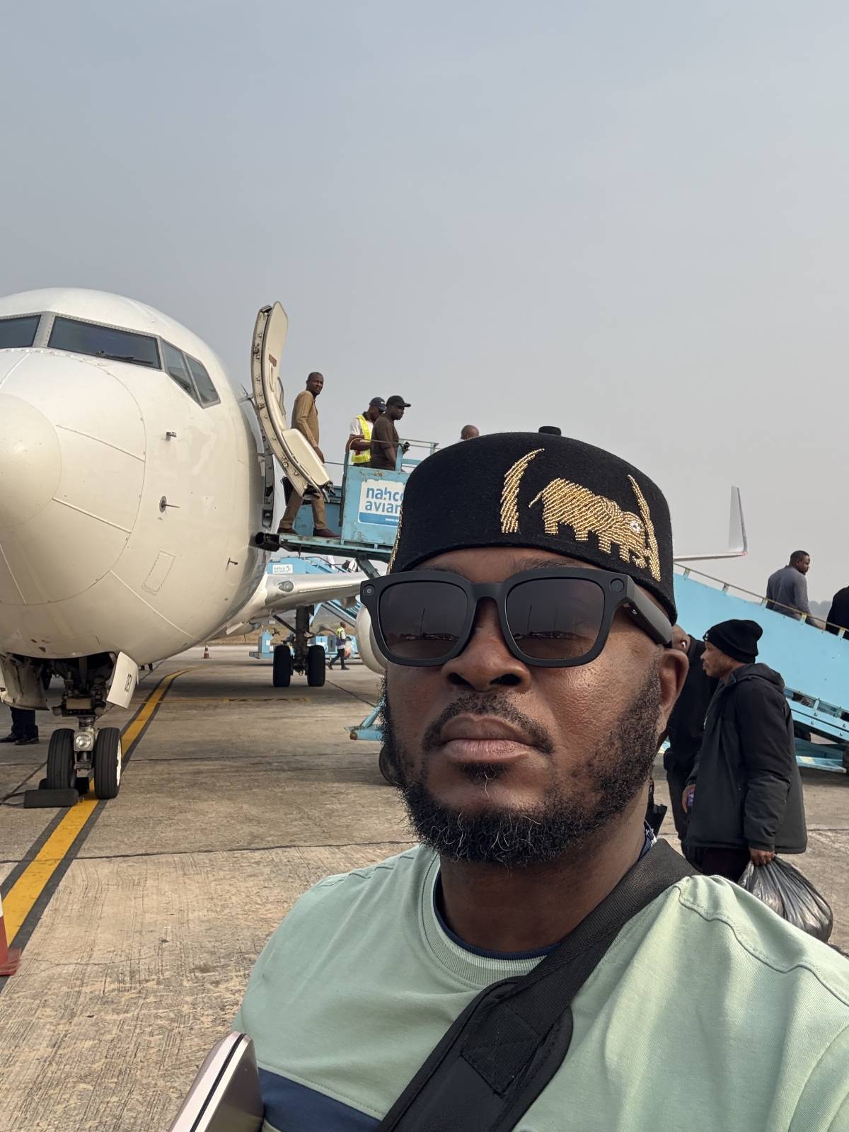 This is our own. We are here. Our plane just landed at Lekeelekee airport. Let’s take it to the top.