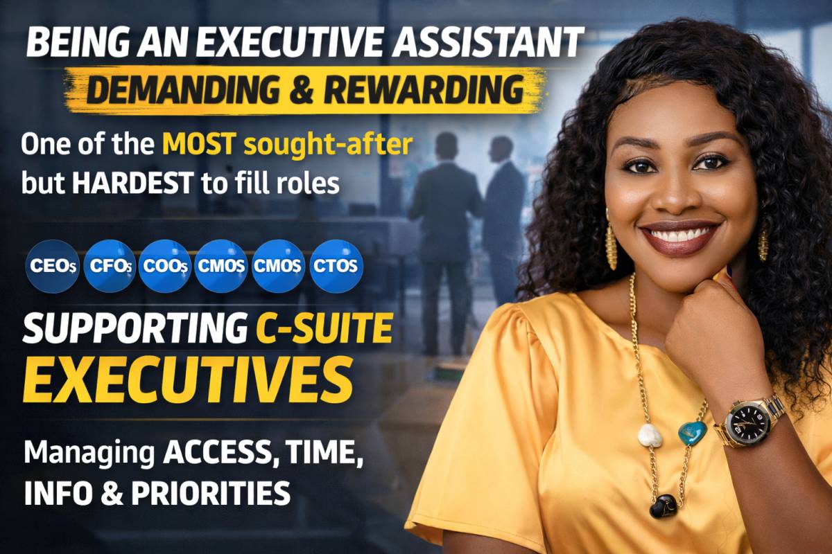 Being an Executive Assistant is both demanding & highly rewarding. It’s one of the most sought-after...