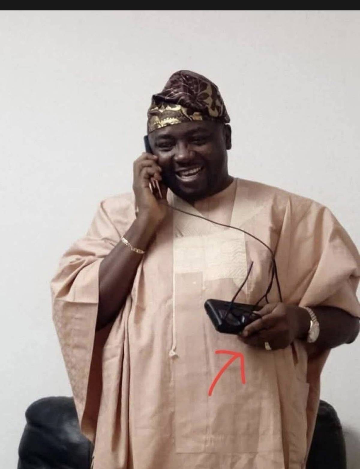 The Minister of Darkness is using power bank while his principal has moved out the Aso Villa from Na...