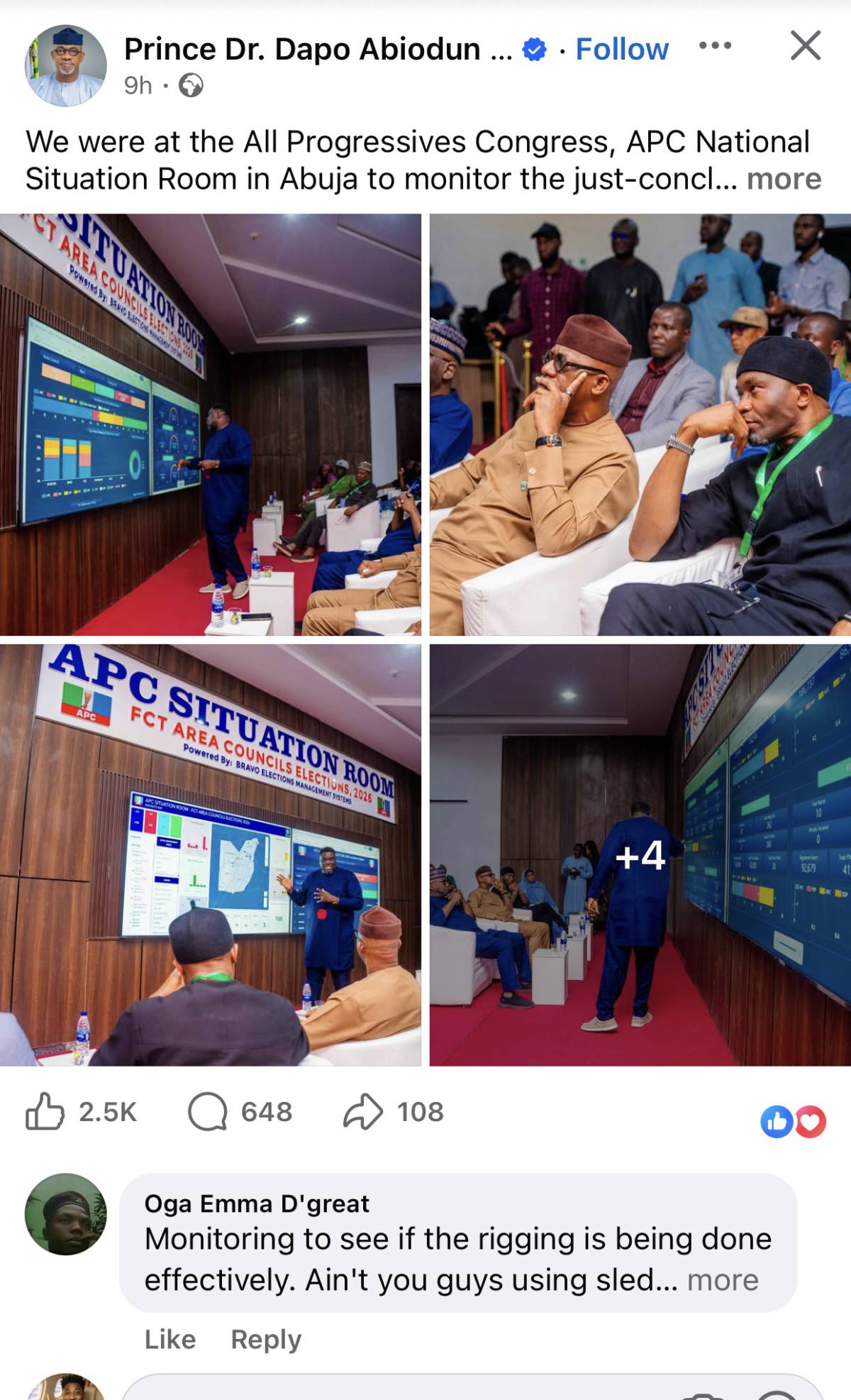 This is the lies APC govt want you to believe but the unfortunate truth is that up till now(almost 2...