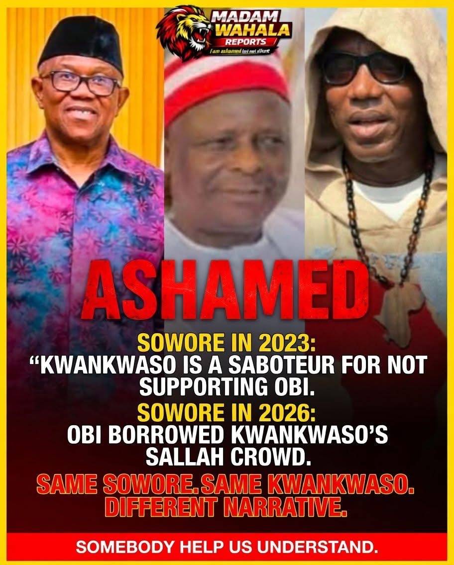 Omoleye Sowore is the Opposition of the Opposition.. a very confused racketeer and a tool used by th...