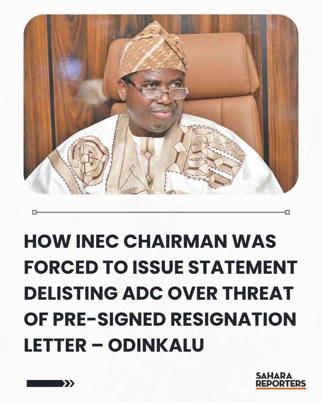 How INEC Chairman Amupitan Was Forced To Issue Statement Delisting ADC Over Threat Of Pre-Signed Res...